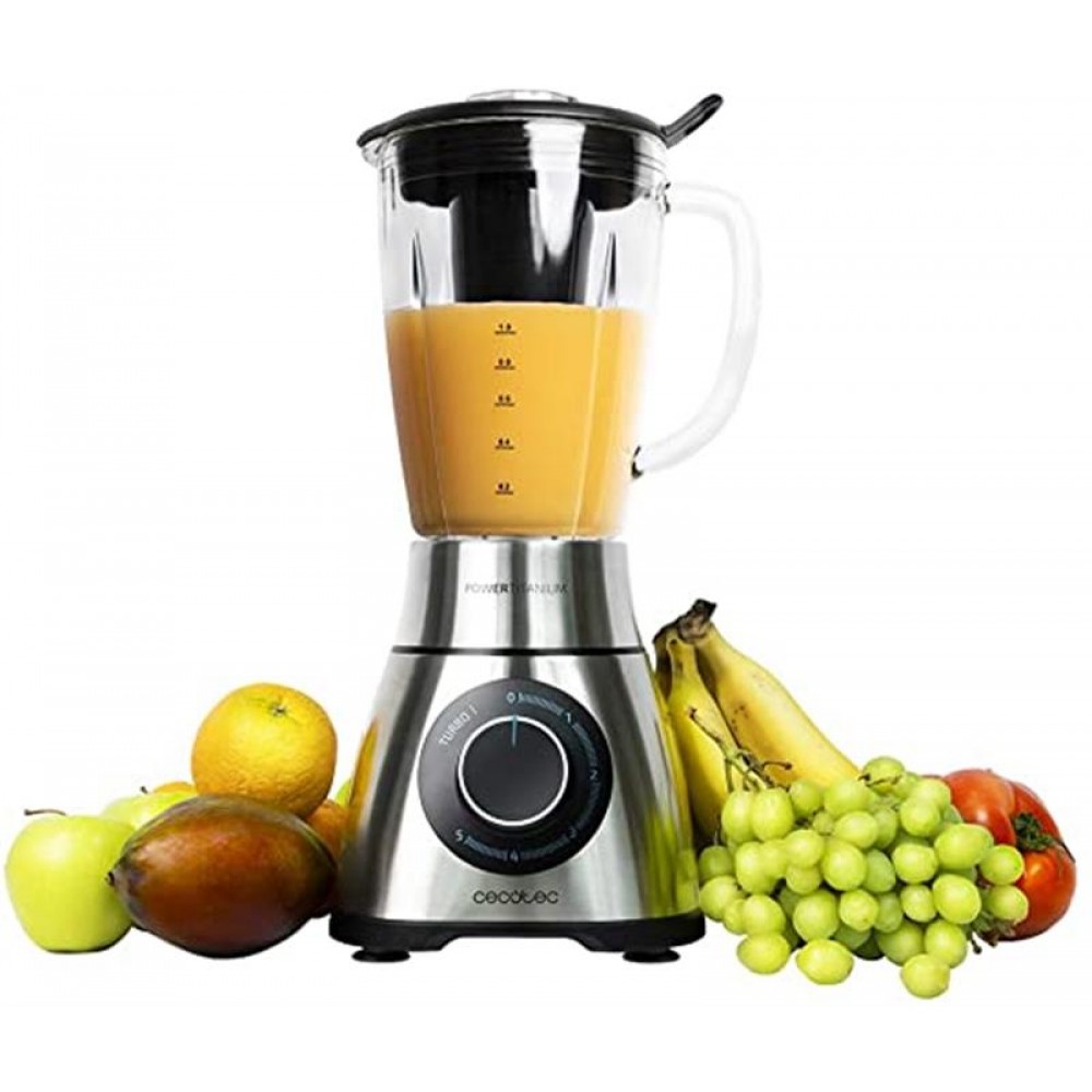 Блендер Cecotec Power Titanium 2000MAX PerfectMix Black CCTC-04140 (8435484041409)