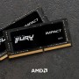 Модуль пам`ятi SO-DIMM DDR4 2x16GB/3200 Kingston Fury Impact (KF432S20IBK2/32)
