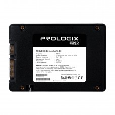 Накопичувач SSD 512GB Prologix S360 2.5" SATAIII 3D TLC (PRO512GS360)
