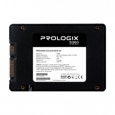 Накопичувач SSD 128GB Prologix S360 2.5" SATAIII 3D TLC (PRO128GS360)