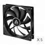 Вентилятор Arctic F12 Black - 5 Pack (ACFAN00248A)