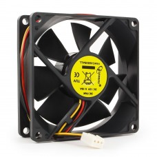 Вентилятор Gembird FANCASE/Ball , 80х80х25мм, 3-pin