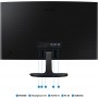 Монiтор Samsung 24" Essential S3 LS24D360 (LS24D360GAIXUA) VA Black Curved 100Hz
