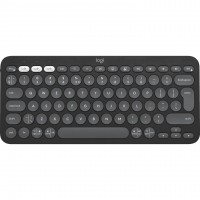 Клавiатура бездротова Logitech Pebble Keys 2 K380s Graphite (920-011851)