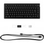 Клавіатура бездротова HyperX Alloy Rise 75 Red RGB UA Black (91Y91AA)