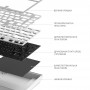 Клавіатура Dark Project ALU81 Terra Nova White (DPKB_NOVA_81_ANSI_WHITE_UA)