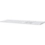 Клавіатура бездротова Apple Magic Keyboard with Touch ID and Numeric Keypad for Mac with Apple silicon Ukrainian White (MXK73UA/A)