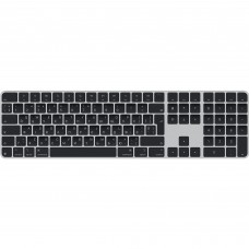 Клавіатура бездротова Apple Magic Keyboard with Touch ID and Numeric Keypad for Mac with Apple silicon Ukrainian Black (MXK83UA/A)