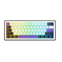 Клавіатура бездротова Hator Hellyberry HK60 Wireless White/Violet