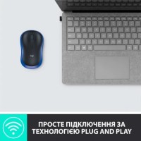 Миша бездротова Logitech M185 Blue (910-002236)