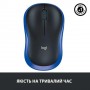 Миша бездротова Logitech M185 Blue (910-002236)