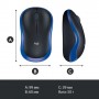 Миша бездротова Logitech M185 Blue (910-002236)