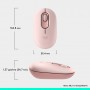 Миша бездротова Logitech Pop Mouse with Emoji Rose (910-007413)
