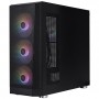Корпус 1stPlayer FD5-M-BK-4F1 Black без БЖ