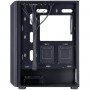 Корпус 1stPlayer H6-BK-4F7 Black без БЖ