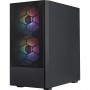 Корпус 1stPlayer X4-M-BK-2F1P-1F1 Black без БЖ