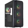 Корпус 1stPlayer XF-BK-4F7 Black без БЖ