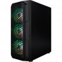 Корпус 1stPlayer XF-BK-4F7 Black без БЖ
