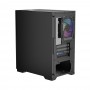 Корпус 1stPlayer X2-M-BK-4F1 Black без БЖ