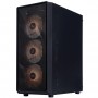 Корпус 1stPlayer FD3-M-BK-4F7 Black без БЖ