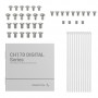 Корпус DeepCool CH170 Digital White (R-CH170-WHNPI0D-G-1) без БЖ