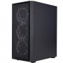 Корпус 1stPlayer Go6-BK-4FS7 Black без БЖ