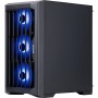 Корпус 1stPlayer H2-BK-4F7 Black без БЖ