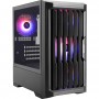 Корпус 1stPlayer H2-BK-4F7 Black без БЖ