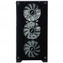 Корпус 1stPlayer X2-M-BK-4F7 Black без БЖ