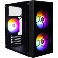 Корпус 1stPlayer X1-3F1 Black 600W