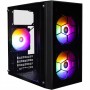 Корпус 1stPlayer X1-3F1 Black 600W