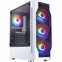 Корпус 1stPlayer D4-WH-4F1-W White без БЖ