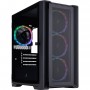 Корпус 1stPlayer T4-BK-4FS7 Black