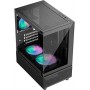 Корпус 1stPlayer Mi2-A-BK-2F7R-1F7 Black без БЖ