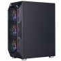 Корпус 1stPlayer X6-BK-4F1 Black без БЖ