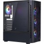 Корпус 1stPlayer D4-BK-4F1 Black без БЖ