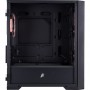 Корпус 1stPlayer T4-G-BK-4FS7 Black