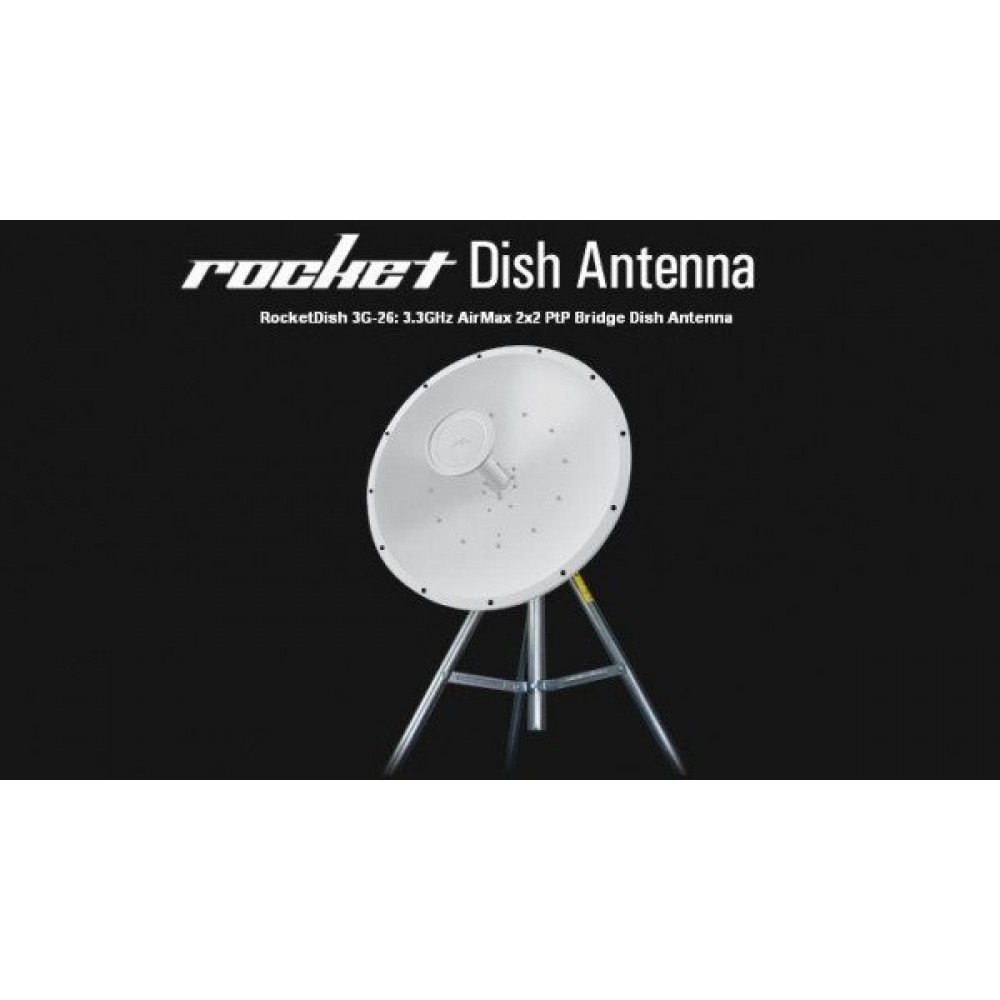 Антена Wi-Fi Ubiquiti RocketDish 3G-26 (RD-3G26)