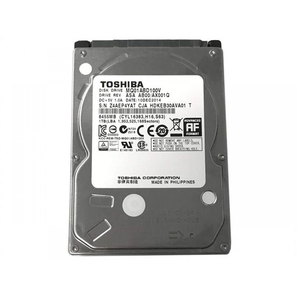 Накопичувач HDD 2.5" SATA 1.0TB Toshiba 5400rpm 8MB (MQ01ABD100V) Ref