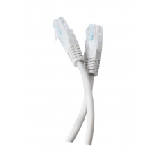 Патч-корд літій Tecro UTP-RJ45-0100, RJ45, Cat.5e, 1m, сірий