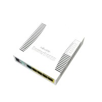 Комутатор керований рівня 2 Mikrotik RB260GSP (CSS106-1G-4P-1S)