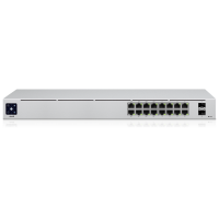 Комутатор керований рівня 2 Ubiquiti UniFi Switch 16 PoE Gen2 (USW-16-POE)