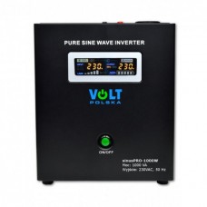 Гібридне ДБЖ/інвертор Volt Polska SINUS PRO 1000W 12/230V 700/1000W (3SP100012W)