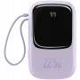 Зовнішній акумулятор (Power Bank) Baseus Power Bank 20000mAh з USB-C Cable Q Pow Display 22.5W Purple (PPQD-I05)
