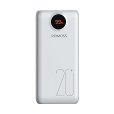 Зовнішній акумулятор (Power Bank) Romoss SW20PS+ 20000mAh білий