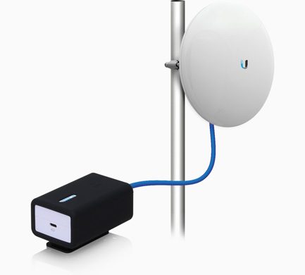 U-installer обеспечивает питание для подключенного оборудования по стандарту PoE